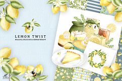 Lemon Twist Graphic Illustrations and patterns Product Image 1