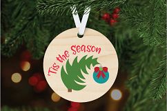 'Tis the Season - Christmas SVG Cut File - DXF PNG EPS JPG Product Image 5