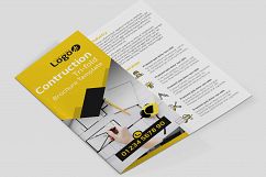 Customizable PSD Construction Trifold Brochure Template Product Image 1