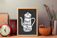 coffee svg, VOL2, coffee quote, coffee print, coffee wall Product Image 2