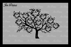 Family Tree 11 Names SVG DXF EPS PNG Product Image 1