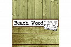 Wood Digital Papers - Beach Wood Textures Product Image 3