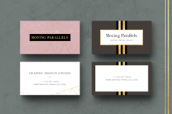 Elegant Gold Business Cards Bundle Product Image 6