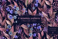 Purple dreams. Watercolor cliparts Product Image 10