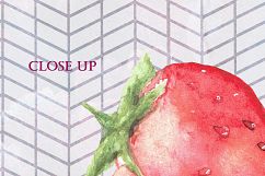 14 Handpainted Strawberry Elements Product Image 3