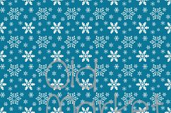 Snowflakes Digital Papers Product Image 2