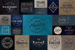 Vol.2 |20 Minimal Retro Badges Product Image 6