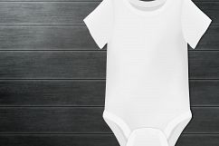 Baby bodysuit mockup. Product mockup. Product Image 3