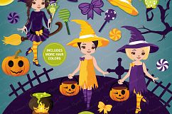 Halloween bundle, Halloween illustrations Product Image 3