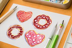 Watercolor donuts Product Image 2