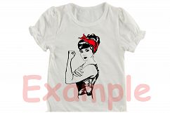 Girl Power Bandana, Rosie the Riveter babe youth women 797S Product Image 3