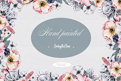 Floral icecream big watercolor set Product Image 5