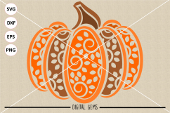 Pumpkin SVG / PNG / EPS / DXF files Product Image 3