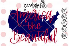 America the Beautiful / USA Map Product Image 1