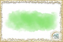 Lime Green Glitter Greenery Digital Clipart Brush Stroke - 24 of beautiful PNG files Product Image 4