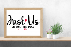 Dog SVG Just Us and the Dogs svg Product Image 2