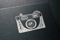 Hand drawn camera set +patterns Product Image 7