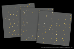 Sparkly Gold Confetti (Sparse) - transparent backgrounds Product Image 9