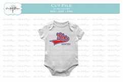 Baseball Baby Birthday Month Bundle 1-12 - SVG DXF PNG Product Image 4