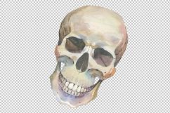 One skull PNG watercolor set Product Image 2