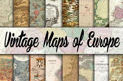 Vintage Style Digital Paper Bundle Product Image 11