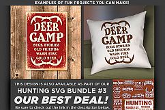 Deer Camp Sign - Deer HUNTING SVG Files - 851 Product Image 2
