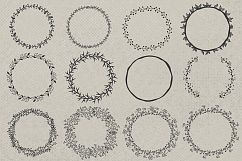 Hand drawn wreaths and frames Product Image 3