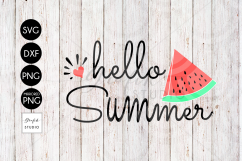 Hello Summer Beach SVG Product Image 1