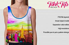 Women Tank Tess Mockup Product Image 1