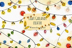 Christmas watercolor clipart bundle Product Image 5