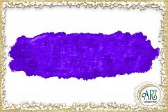 Brush Strokes in Violet Glitter - Digital Clipart 24 of beautiful PNG files Product Image 8