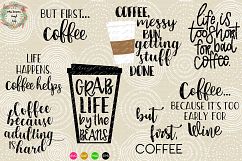 Coffee Bundle SVG Png Dxf EPS - 9 designs Product Image 1