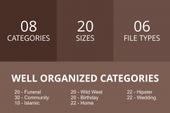 166 Lifestyle Flat Greyscale Icons Product Image 3