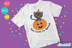 Halloween Cat in Pumpkin SVG Product Image 2