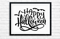 Halloween Hand Lettered Cut Files Bundle, SVG DXF EPS PNG Product Image 7