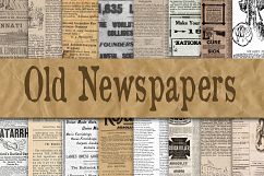 Old Newspapers Digital Paper Textures Product Image 1