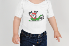 Santa In Sleigh Ho Ho Ho! SVG Cut File Product Image 2