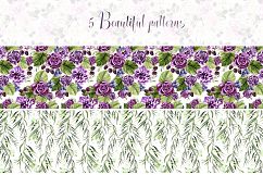 Hand Drawn Watercolor Flowers 64 PNG&amp;VECTOR Product Image 14