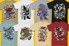 Cartoon Vector #3 Tshirt Design Bundle Product Image 8