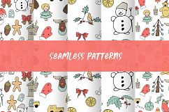 Christmas and Winter Vector clipart Winter elements Santa Product Image 3