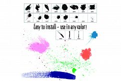 Watercolor Photoshop Brushes - 19 Brushes Product Image 3