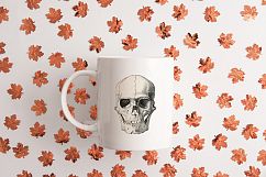 White coffee mug mockup Halloween autumn fall september octo Product Image 2