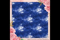 100 Seamless Galaxy Starry Night Texture Digital Papers Product Image 2