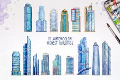 City Builder. Watercolor. Product Image 2