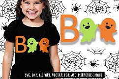 Halloween svg, Boo svg, Ghost svg clipart dxf png vector Product Image 1