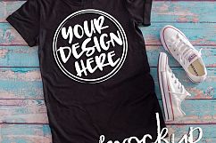 Black t shirt mock up 6503 Product Image 2