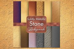 Subtly Metallic Stone Backgrounds Product Image 1