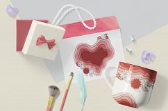 Horses, flowers &amp; love – Vector Paper Art Style Product Image 4