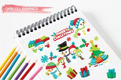 Merry Snowman graphics and illustrations Product Image 3