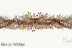 Large Wreaths &amp; Garland From My Garden/ Clipart- Elements Product Image 4